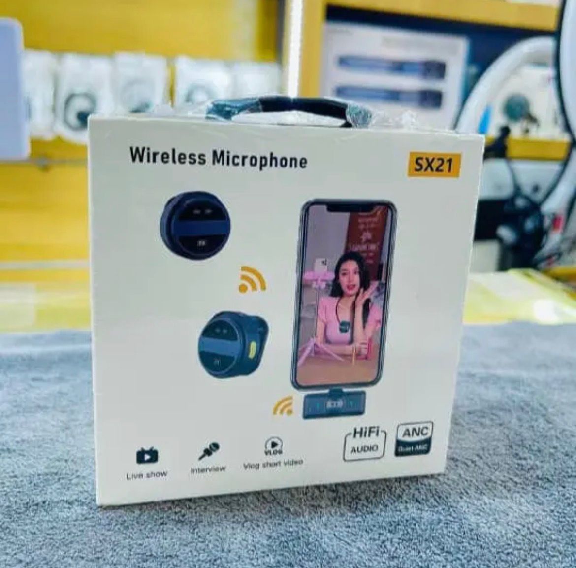 🎤 SX21 Kablosuz Yaka Mikrofon Seti