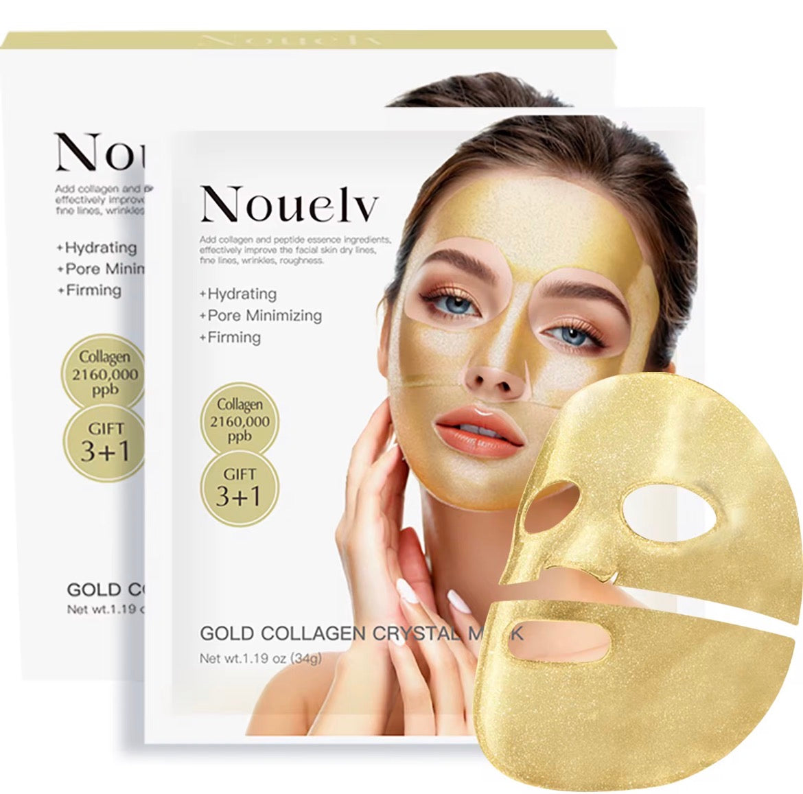 Nouelv Gold Collagen Crystal Maske