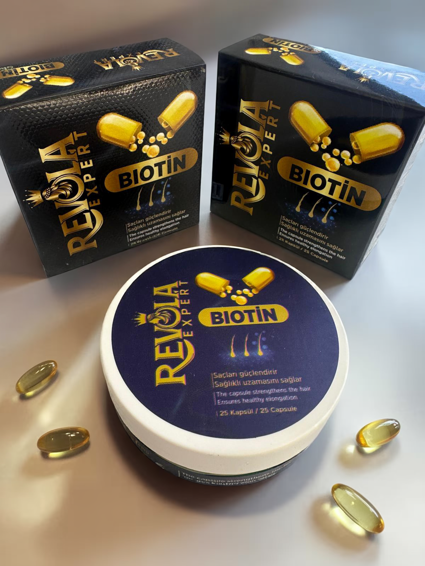 Revola Expert Biotin Saç Bakım Kapsülleri — 25 Adet